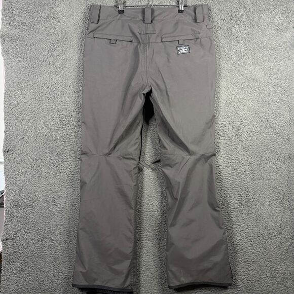 686 Snowboard Pants Mens Large Gray Standard Shell 5K Infidry Waterproof - Picture 9 of 16